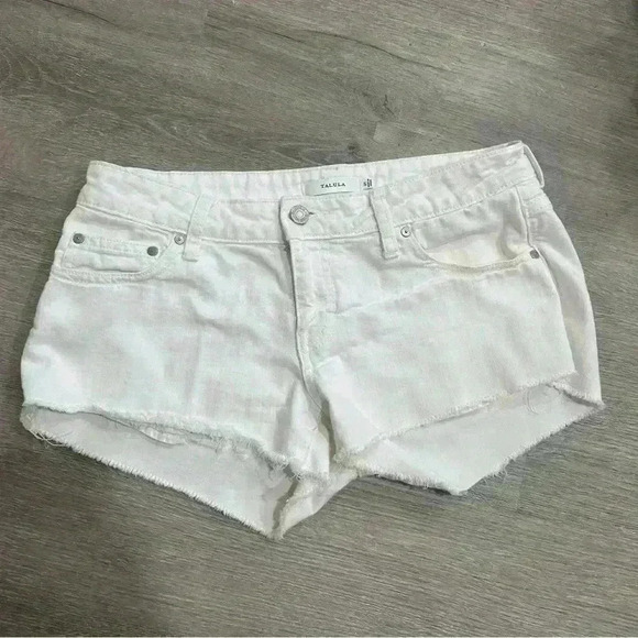 Talula White Cutoff Denim Jean Shorts Women’s Size 27” - Picture 1 of 5